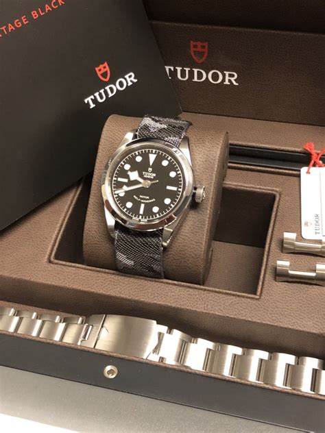 Tudor Black Bay 36 79500 Bracelet Camo Nato Mywatchmart