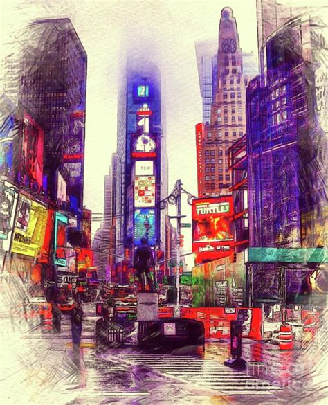 Times Square New York City Painting By Esoterica Art Agency