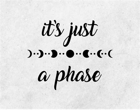 Its Just A Phase Moon Phases Svg Moon Svg Crescent Etsy Australia