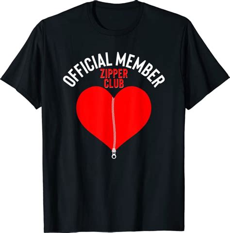 Funny Open Heart Bypass Surgery Official Member Zipper Club T Shirt