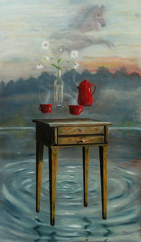 Tea Time By R Lilie On Deviantart Surreal Art Painting Art