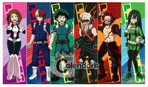 My Hero Academia Bookmarks The Calendork