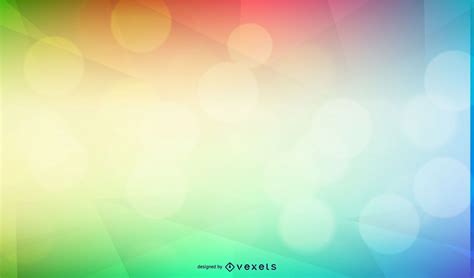 Multicolor Gradient Bokeh Background Vector Download