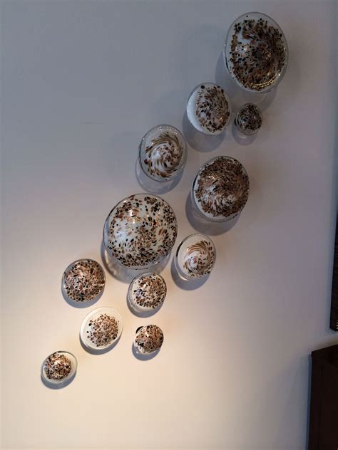 Glass Mushrooms Wall Art