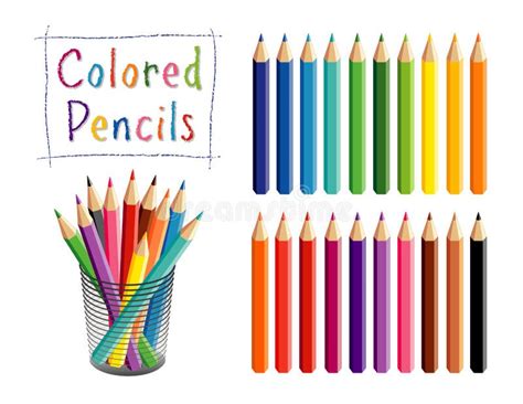 Free Colored Pencil Clipart Outline