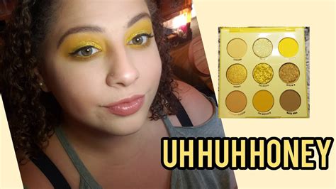 colourpop uh huh honey palette tutorial and first impressions youtube