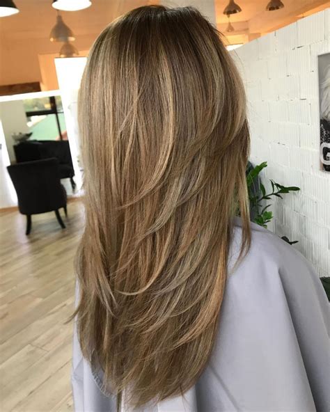 Long Layered Hair With Side Part Long Layered Haircuts Tresses