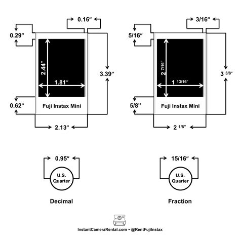 Fujifilm Instax Photo Size Mini Vs Square Vs Wide — Everything