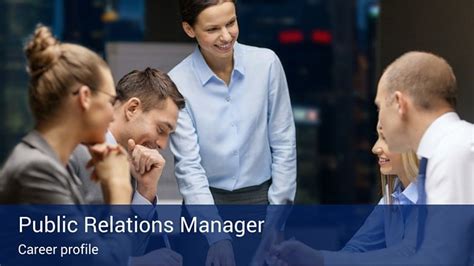 However, public relations are not only about telling the organization's side of the story. Public Relations Manager Career | Villanova University