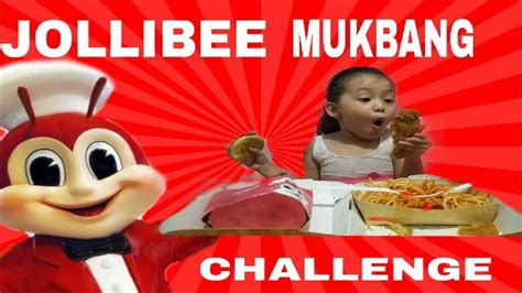 Jollibee Mukbang Challenge Youtube