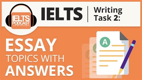 Ielts Essay Topics With Answers Writing Task 2 Youtube