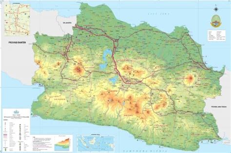 Peta Pulau Jawa Beserta Keterangannya Lengkap Sahabatnesia
