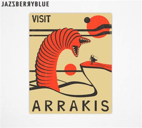 Arrakis Reisen Poster Style Pop Artwork Giclée Von Jazzberryblue 22