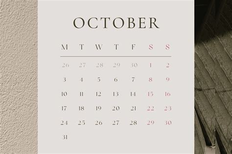 40 Free Printable October Calendars 2022