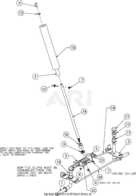 MTD CMXGRAM AC JD R Parts Diagram For Steering