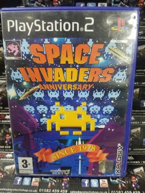 Space Invaders Anniversary Sony Ps2 Video Game — Ace Tech