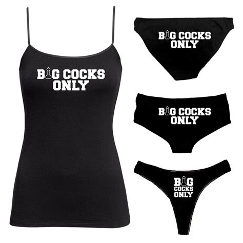 Big Cocks Only Size Queen Knickers Vest Cami Thong Shorts Etsy Uk