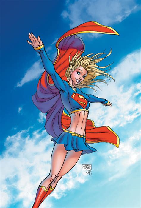 Supergirl Michael Turner Comic Art Community Gallery Of Comic Art