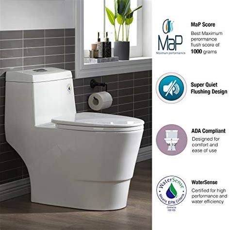 Reviews For Woodbridge T 0019 Dual Flush Elongated One Piece Toilet