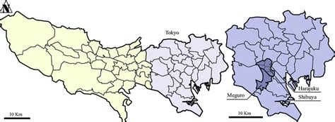 Map Of Tokyo Prefecture Download Scientific Diagram