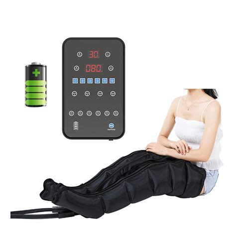 New Rechargeable Air Compression Xxl Size Electric Leg Massager Pressotherapy Machine Faster