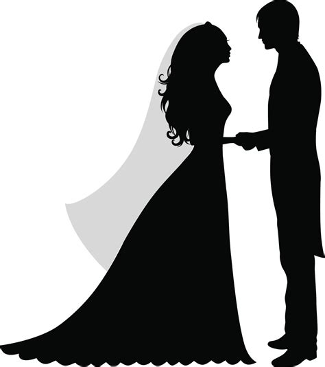Image For Wedding Wedding Silhouette Silhouette Clip Art Couple