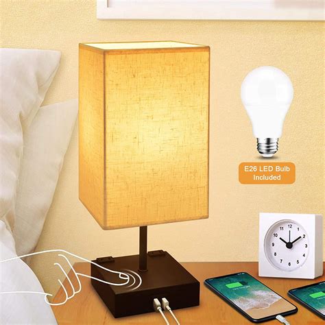 Dimmable 3 Way Touch Control Bedside Lampcotanic Modern Table Lamp