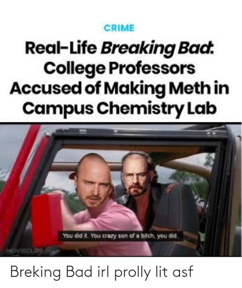 Crime Real Life Breaking Bad College Professors Accused Of Making Meth In Campus Chemistry Lab