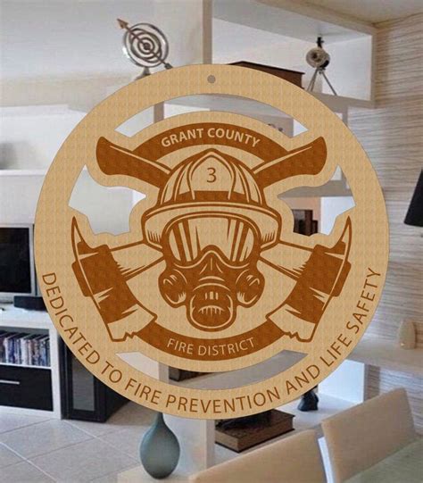 Firefighter Wall Decoration Fire Department Art Personalized Etsy In