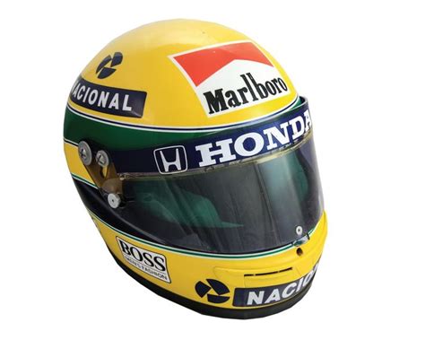 Ayrton Senna S Helmet Worn During His 1990 Formula 1 World Championship Winning Season