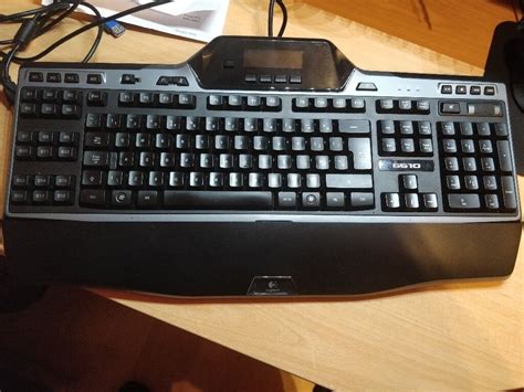 Logitech G510 Gaming Keyboard Built In Sound Card Colour Backlit Keys