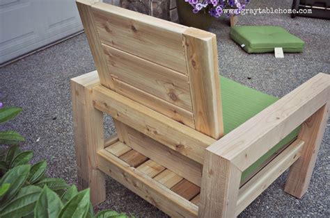 Ana White Diy Modern Rustic Outdoor Chair Diy Projects