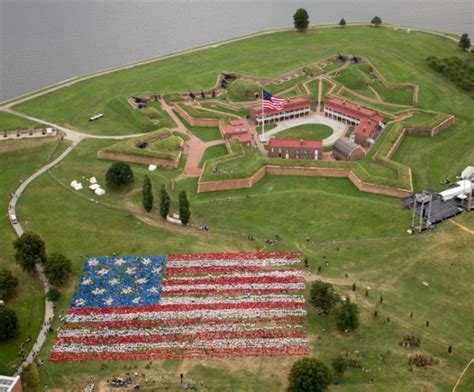 The Historical Fort Mchenry In Baltimore United States Of America