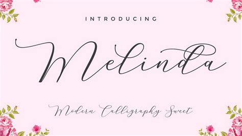 Calligraphy or the art of fancy writing has thousands of years in its history and development. 10 New Modern Calligraphy Fonts Free For Personal Use · Pinspiry