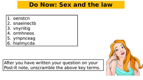 Sex And The Law Teaching Resources