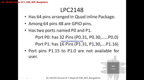 Lpc2148 Ports And Registers Handling Ports With Led Blinking Example 1