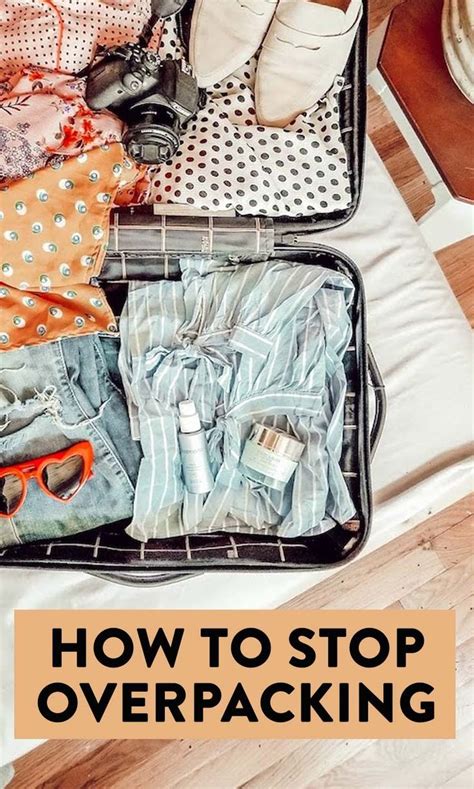 Packing Tips To Help You Stop Overpacking Sweating Too Much Aunt Flo