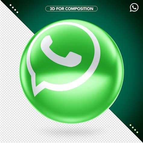 Premium Psd 3d Whatsapp Logo