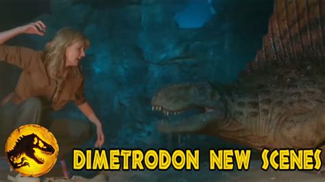 Ellie Sattler Meets Dimetrodon Jurassic World Behind Scenes Youtube