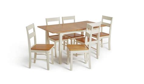 8d 6h collection in person. Buy Argos Home Chicago Solid Wood Extending Table & 6 ...