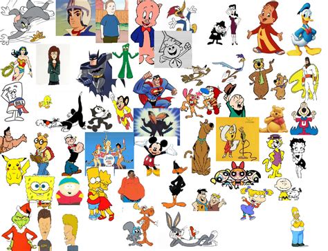 Top 50 Cartoon Characters Meme By Nereathehedgehog On Deviantart Hot