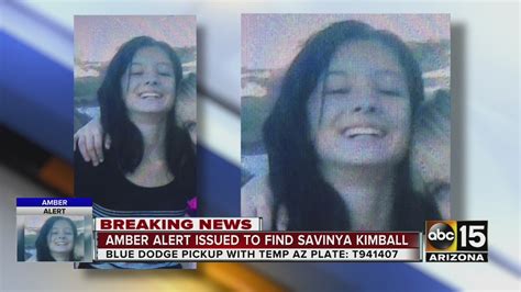 Amber Alert Officials Searching For Missing Safford Girl Youtube