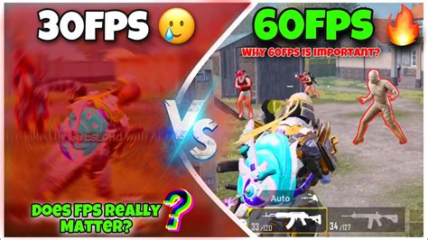 60 fps vs 30 fps pubg mobile does fps matter ultimate fps comparison youtube