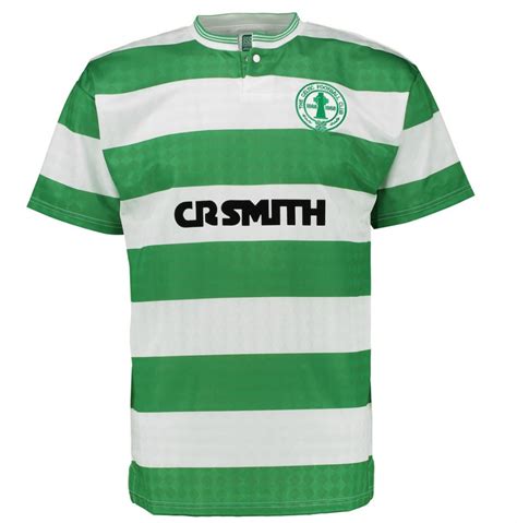 Celtic Fc Official Soccer T Mens 1988 Centenary Retro Home Kit Shirt