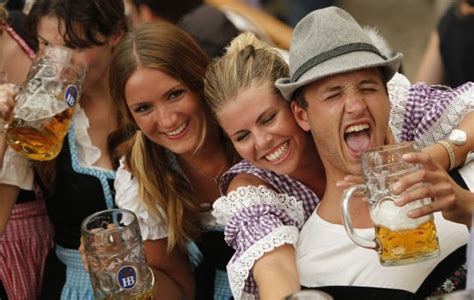 in pictures the beer flows as germany s oktoberfest gets under way