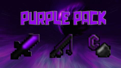 Texture Pack De Pvp Morado Purple Pack 17 18 Youtube