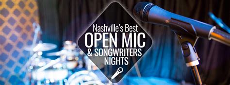 Open Mic And Songwriters Nights Nashville Guru