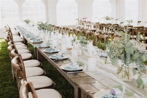 A Beautiful Airy Reception We Love A Gorgeous White Tent Its Like A