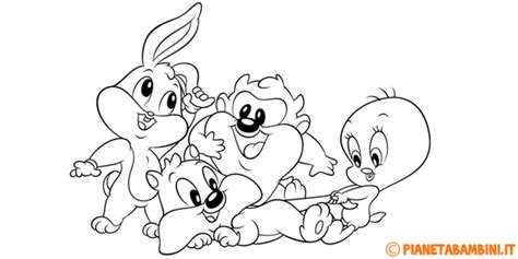 65 Disegni Dei Baby Looney Tunes Da Colorare Pianetabambiniit