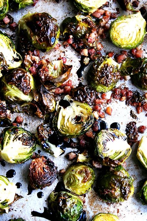 You can even throw in a dash of balsamic vinegar for extra flavor. Ina Garten Recipe: Roasted Brussels Sprouts With Pancetta and Balsamic | The Best Ina Garten ...